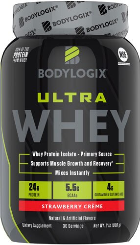 Bodylogix Ultra Whey Strawberry Creme -- 2 lbs