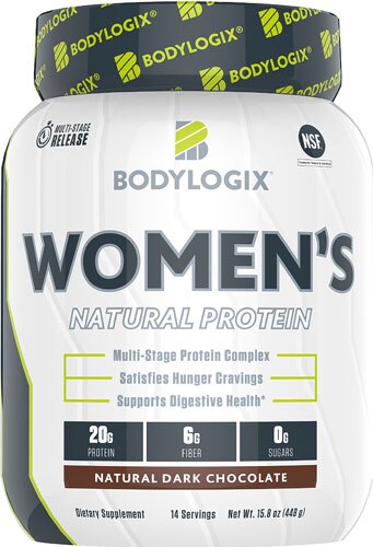 Bodylogix Women's Natural Protein Natural Dark Chocolate -- 14 Servings