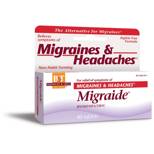 Boericke & Tafel Migraide® -- 40 Tablets