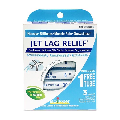 Boiron Jet Lag Relief -- 3 Tubes