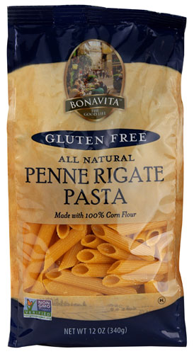 Bonavita Gluten Free Pasta Penne Rigate -- 12 oz