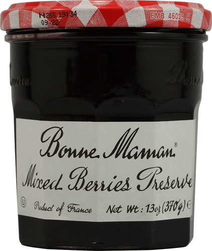 Bonne Maman Kosher Preserves Mixed Berries -- 13 oz