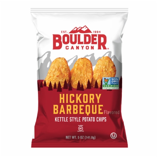 Boulder Canyon Kettle Style Potato Chips Hickory Barbeque