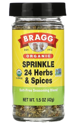 Bragg 24 Herbs & Spices Seasoning, Sprinkle, Organic - 1.5 oz