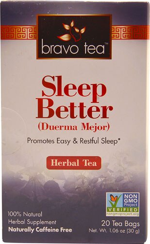 Bravo Tea Sleep Better Herbal Tea -- 20 Tea Bags