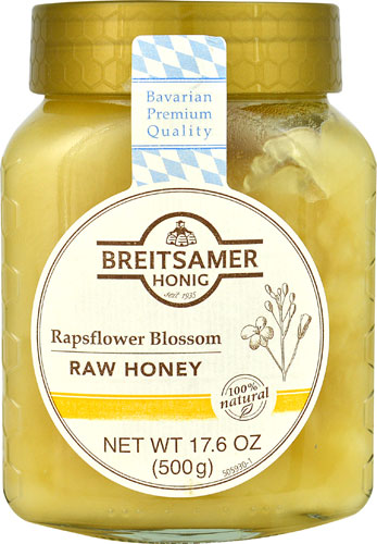 Breitsamer Honig Rapsflower Blossom Raw Honey -- 17.6 oz