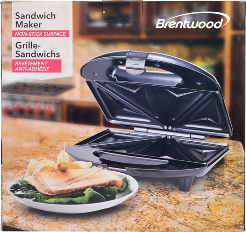 Brentwood Sandwich Maker Black -- 1 Unit