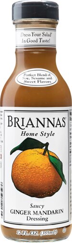 Briannas Home Style Dressing Ginger Mandarin -- 12 fl oz