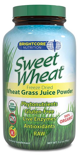 Brightcore Nutrition Sweet Wheat® Grass Juice Powder -- 3.2 oz