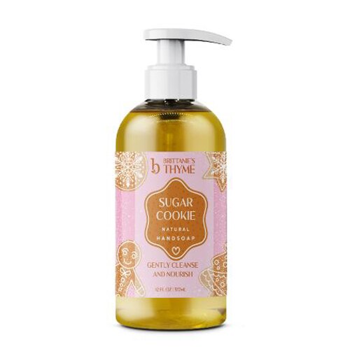 Brittanie's Thyme Natural Liquid Hand Soap Holiday Scent - Sugar Cookie -- 12 fl oz