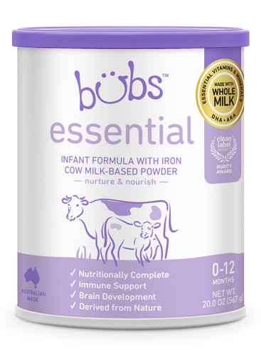 Bubs Infant Formula With Iron DHA and ARA Cow Milk Powder 0 - 12 Months