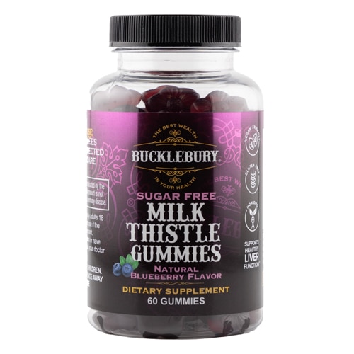 Bucklebury Sugar Free Milk Thistle Gummies