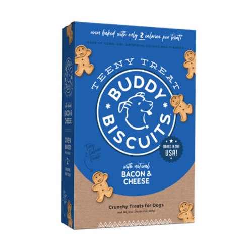 Buddy Biscuits Crunchy Teeny Dog Treats Bacon and Cheese