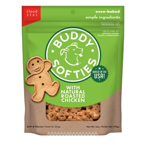Buddy Biscuits Soft and Chewy Dog Treats Roasted Chicken