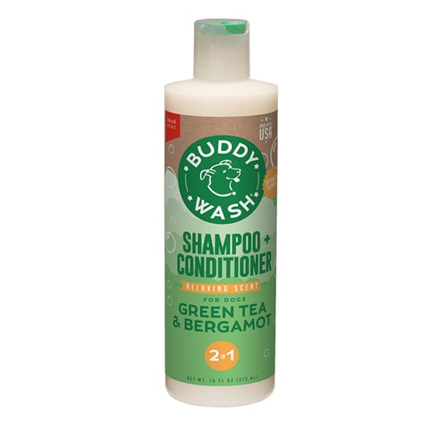 Buddy Wash Dog Shampoo + Conditioner Green Tea and Bergamot
