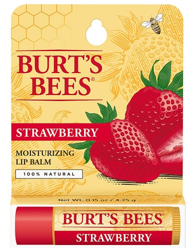 Burt's Bees 100% Natural Moisturizing Lip Balm with Beeswax, 2 Tubes 