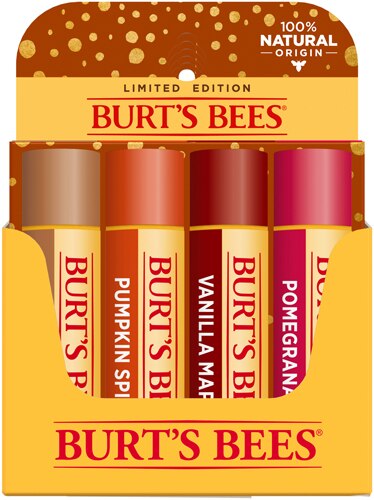 Burt's Bees Fall Lip Balm 4 Pack -- 4 Lip Balm