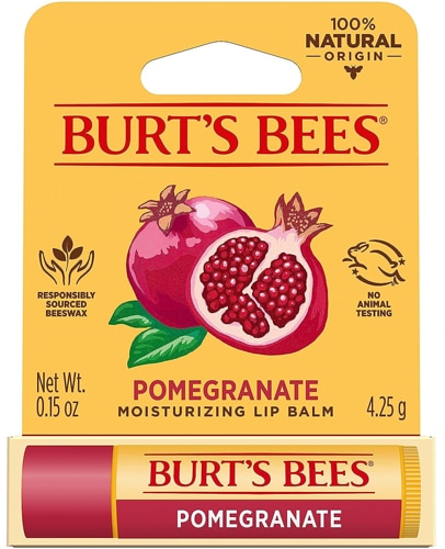 Burt's Bees Lip Balm Moisturizing Pomegranate Blister .15 oz -- 1 Lip Balm