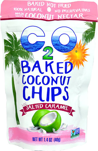 C2O Baked Coconut Chips Salted Caramel -- 1.4 oz