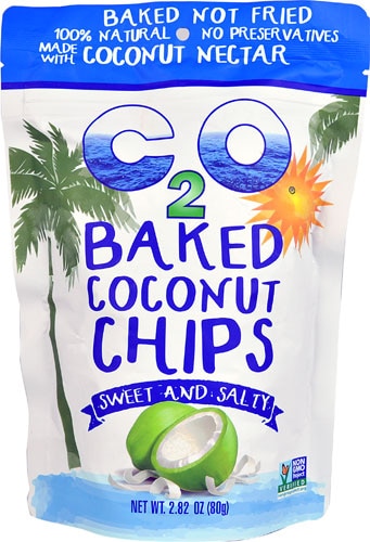 C2O Baked Coconut Chips Sweet and Salty -- 1.4 oz