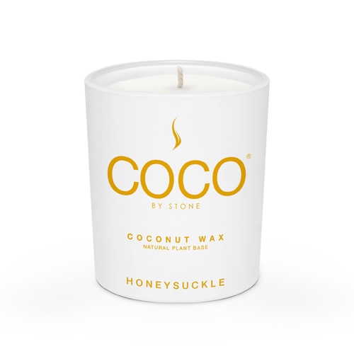 COCO by Stone Coconut Wax Candle Honeysuckle