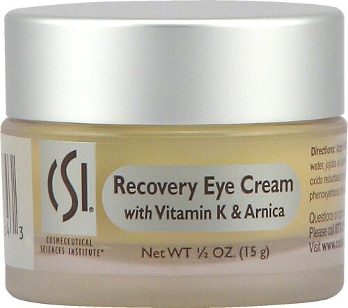 CSI Recovery Eye Cream with Vitamin K & Arnica - Non-GMO -- 0.5 oz