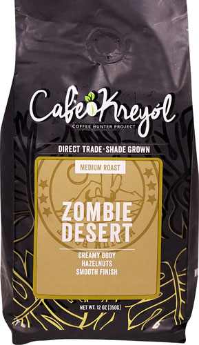 Cafe Kreyol Coffee Hunter Project Zombie Desert Medium Roast -- 12 oz