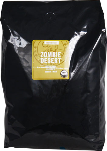 Cafe Kreyol Haitian Blue Coffee Whole Bean Medium Roast Zombie Desert -- 5 lbs