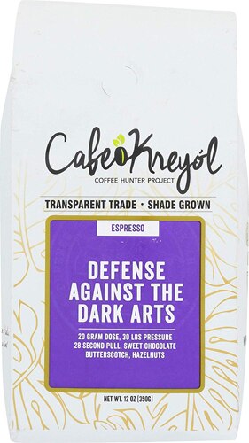 Cafe Kreyol Haitian Coffee Whole Bean Espresso Defense Against The Dark Arts -- 12 oz
