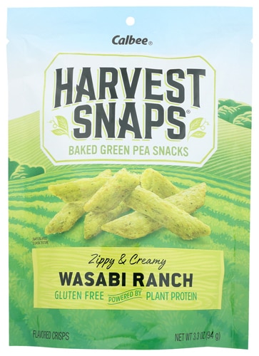 Harvest Snaps Green Pea Snack Crisps, Original, Lightly Salted - 3.3 oz