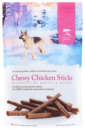 Caledon Farms Chewy Chicken Sticks Dog Treats -- 7.8 oz