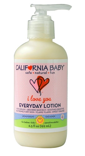 California Baby Everyday Lotion I Love You -- 6.5 fl oz