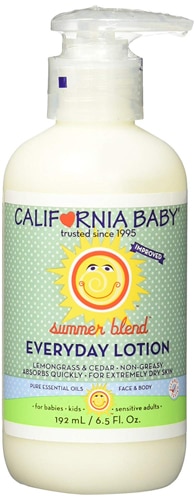 California Baby Everyday Lotion Summer Blend -- 6.5 fl oz