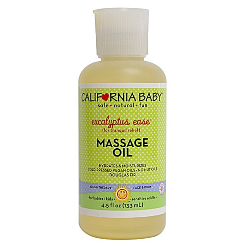 California Baby Massage Oil Eucalyptus Ease™ -- 4.5 fl oz