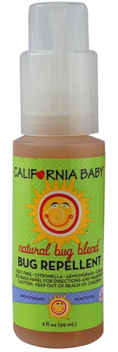 California Baby Natural Bug Repellent Spray -- 2 fl oz