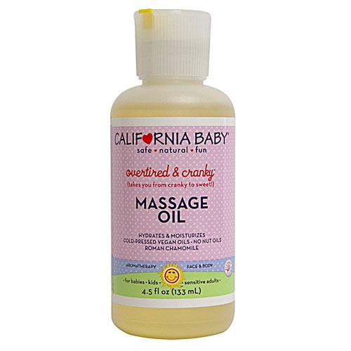 California Baby Overtired and Cranky™ Massage Oil -- 4.5 fl oz