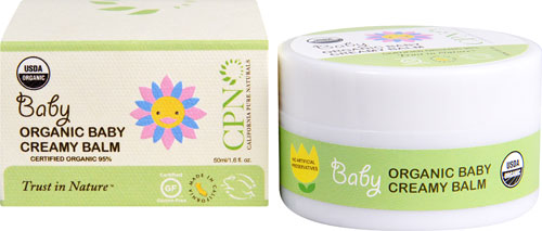 California Pure Naturals Organic Baby Creamy Balm -- 1.6 fl oz