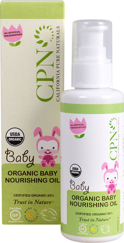 California Pure Naturals Organic Baby Nourishing Oil -- 4 fl oz