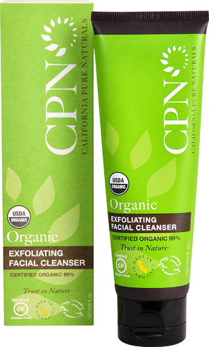 California Pure Naturals Organic Exfoliating Facial Cleanse -- 4 fl oz