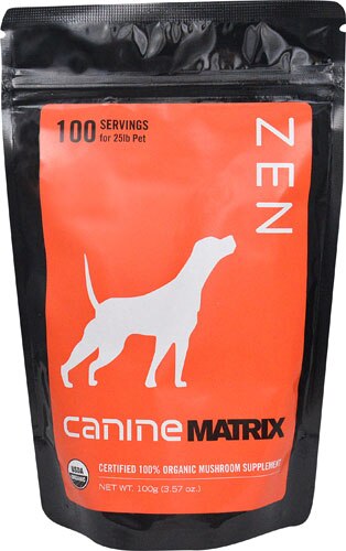 Canine Matrix Zen Matix Certified 100% Organic Mushroom Supplement -- 3.57 oz