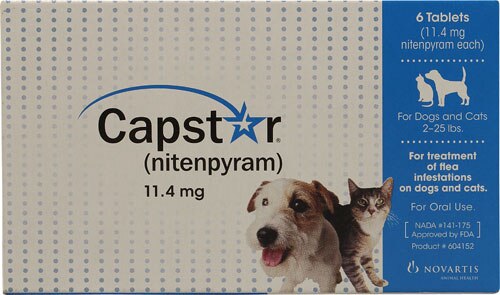 Capstar Blue for Dogs and Cats 2-25 lbs -- 6 Pills