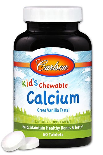 Carlson For Kids Chewable Calcium Vanilla