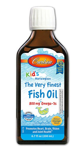 Carlson Kids Norwegian The Very Finest Fish Oil Orange