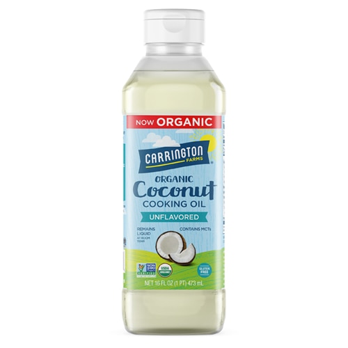 Carrington Farms Organic Coconut Cooking Oil Unflavored -- 16 fl oz