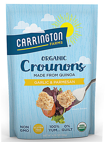 Carrington Farms Organic Crounons from Quinoa Gluten Free Garlic & Parmesan -- 4.75 oz