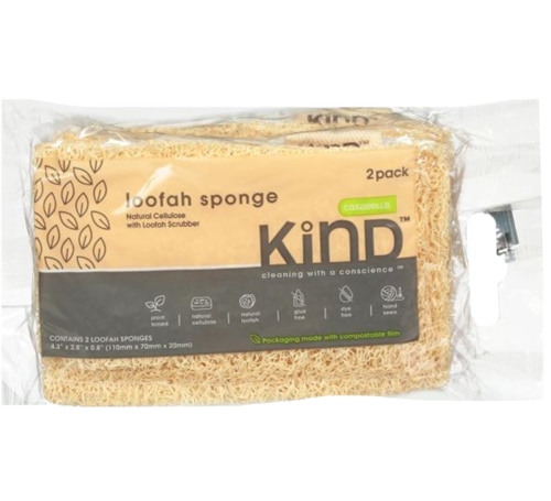 Casabella Kind Loofah Sponge Plant Based