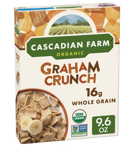 Cascadian Farm Organic Graham Crunch Cereal -- 9.6 oz