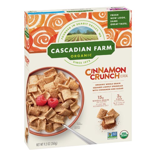 Cascadian Farms Organic Cinnamon Crunch -- 9.2 oz