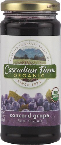 Cascadian Farms Organic Fruit Spread Concord Grape -- 10 oz
