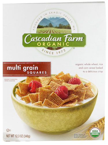 Cascadian Farms Organic Multi Grain Squares -- 12.3 oz